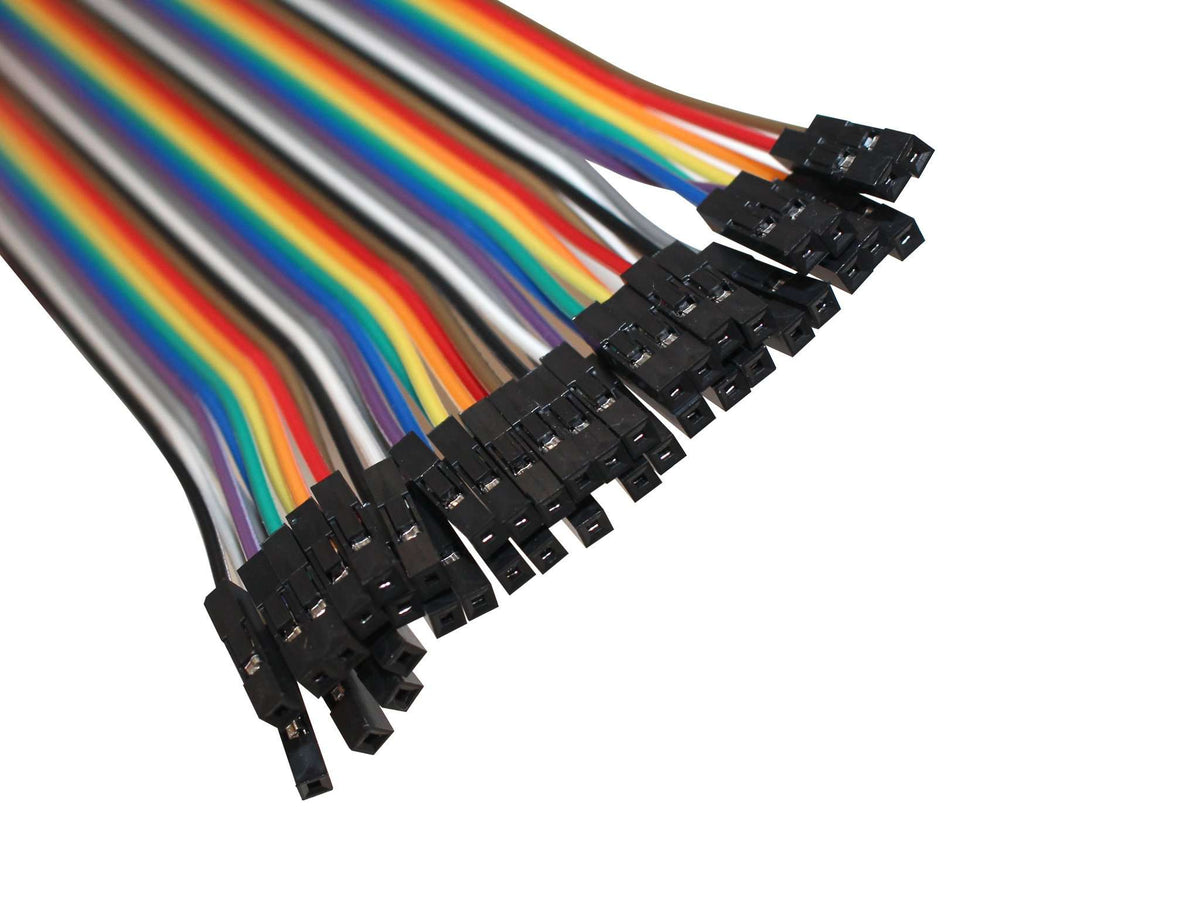 40 DuPont Female to Female Breadboard Jumper Wires
