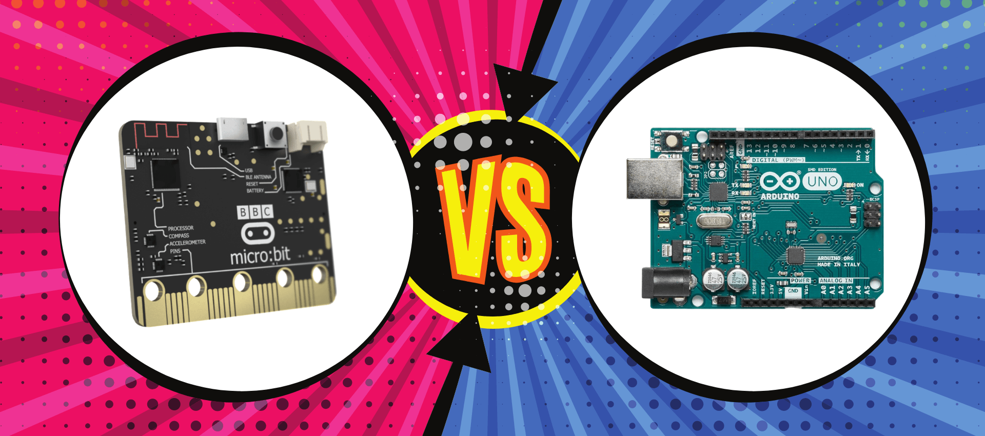 Which is Best For Teaching - BBC Micro:Bit or Arduino?