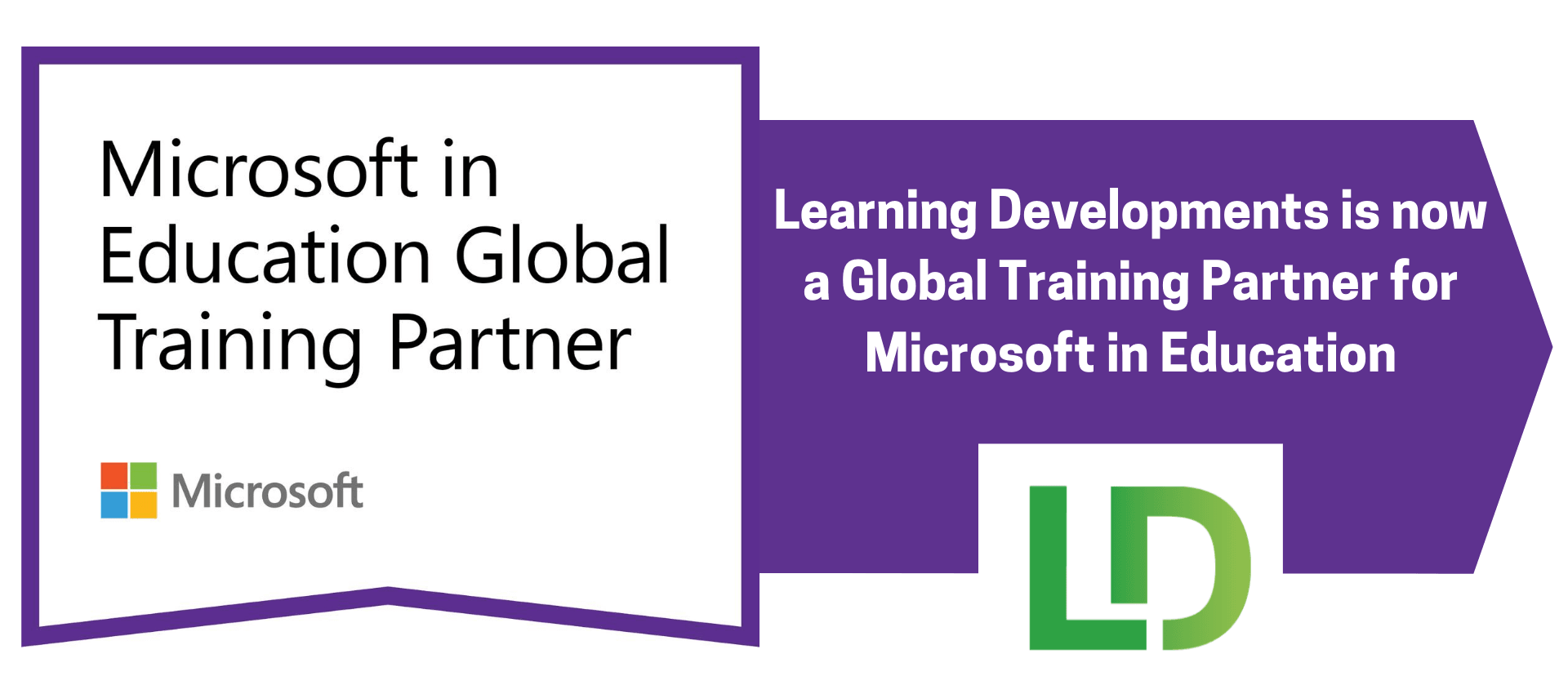 We are now an official Microsoft in Education Global Training Partner!