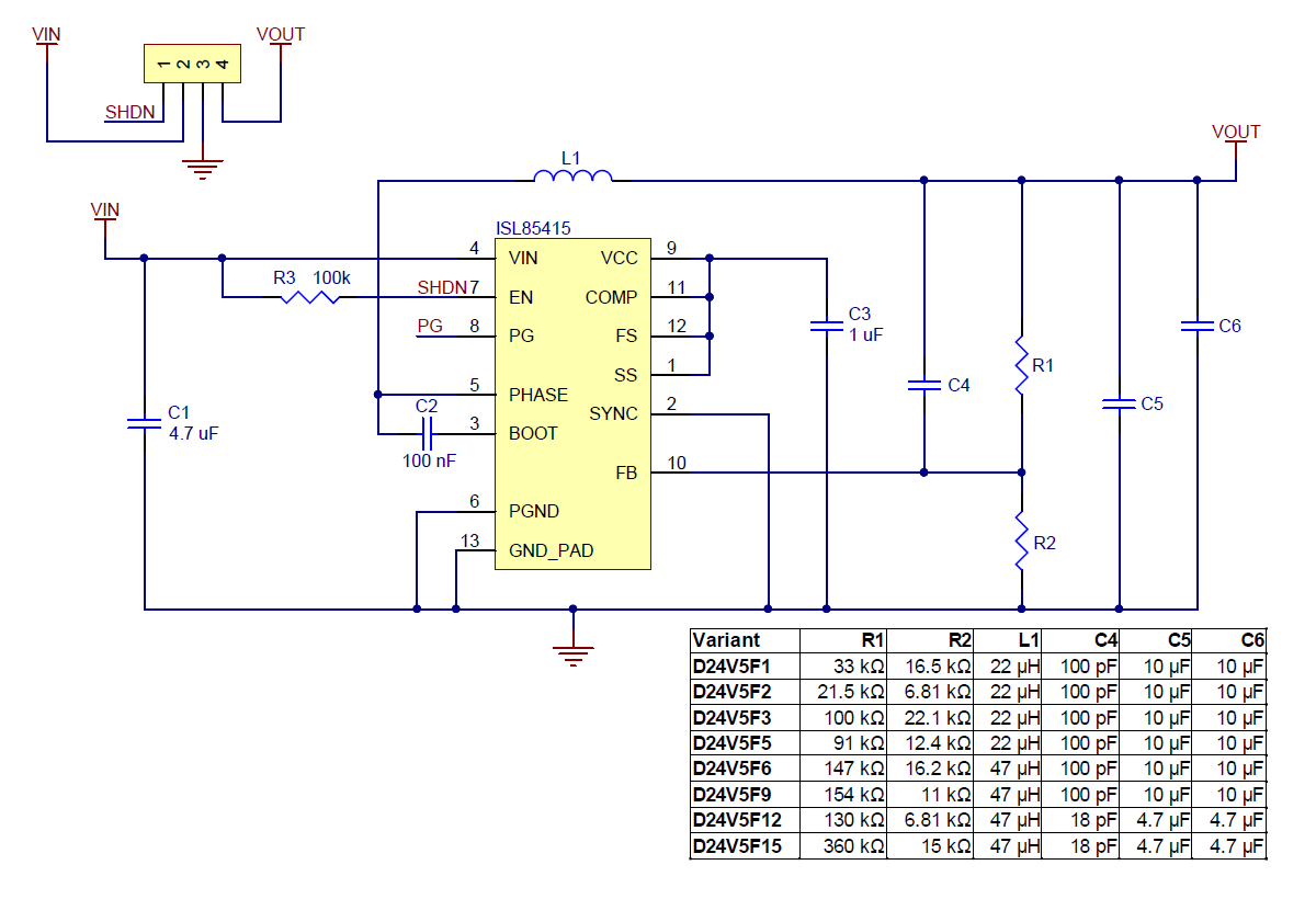 Pololu 12V, 500mA Step-Down Voltage Regulator D24V5F12