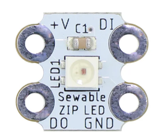 ElectroFashion Sewable ZIP LED, single