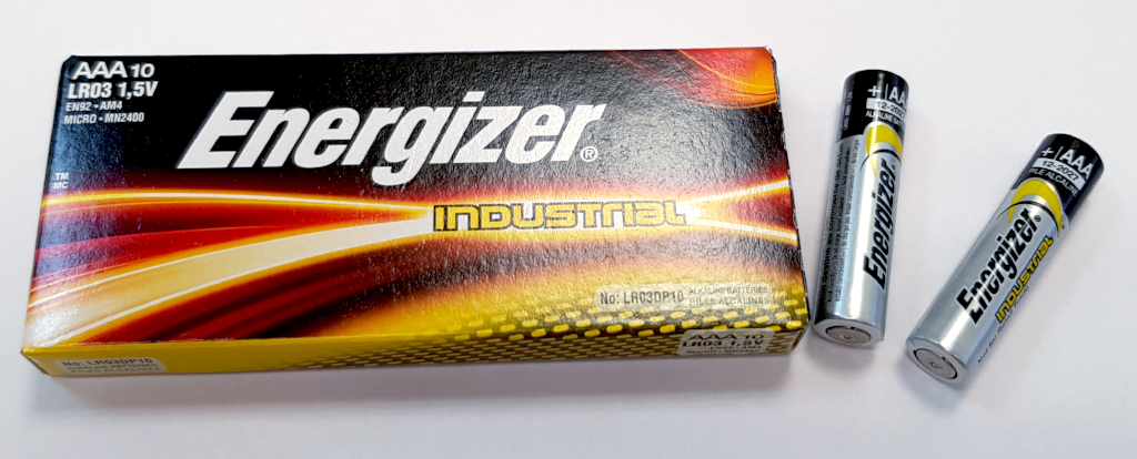 AAA Energizer Industrial Batteries 10 Pack
